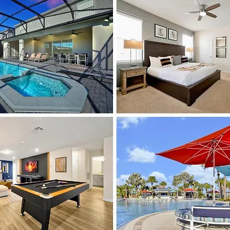 Home W/ Private Pool & Game Room Near Disney